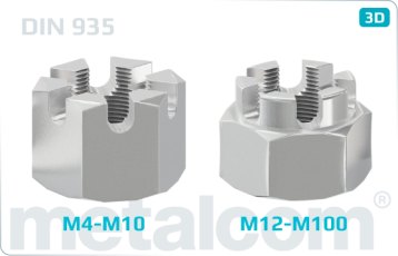 Matice DIN 935 M5 A2-70