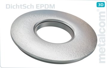 Podložka s těsněním EPDM DichtSch 6.3x16 St Modrý zinek A2K EPDM